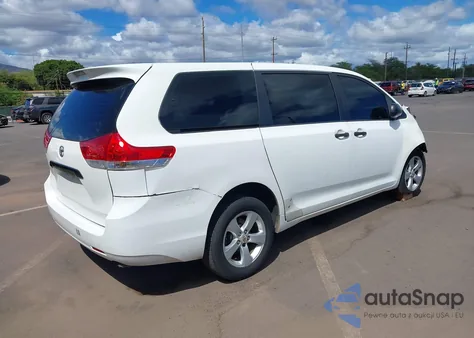 2011 Toyota Sienna Base V6 из США, поврежденный, VIN 5TDZK3DC5BS164903